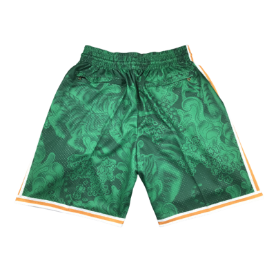 Boston Celtics Mesh Fabric 2023-24 Green Shorts (1)