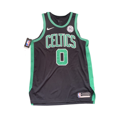 Boston Celtics Nike Autographed 2022-2023 Black Jersey #0