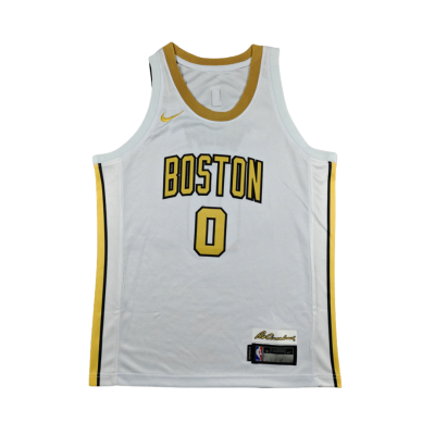 Boston Celtics Nike Basketball Edition 2023-24 White Jersey #0