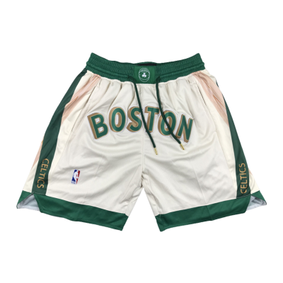 Boston Celtics Nike NBA Official Team 2020-21 White and Green Shorts (2)
