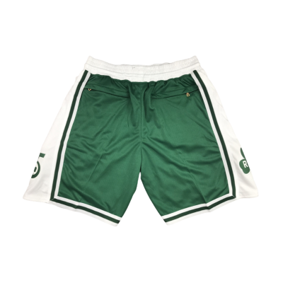 Boston Celtics Retro Design 2020-21 Green and White Shorts (1)