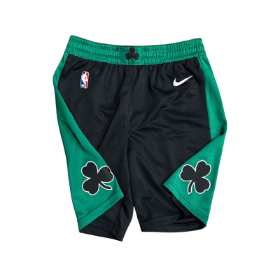 Boston Celtics Shamrock Design 2022-2023 Black with Green Shorts