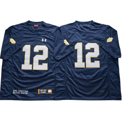 Notre Dame Fighting Irish Jersey Blue - #12