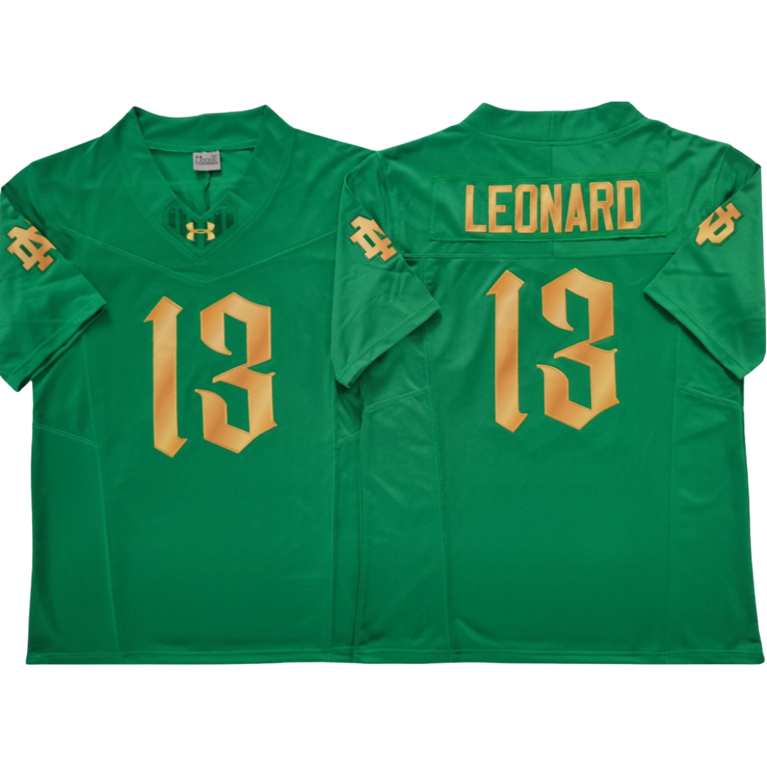 Notre Dame Fighting Irish Jersey Green - #13 Notre Dame Fighting Irish Jersey Green - #13