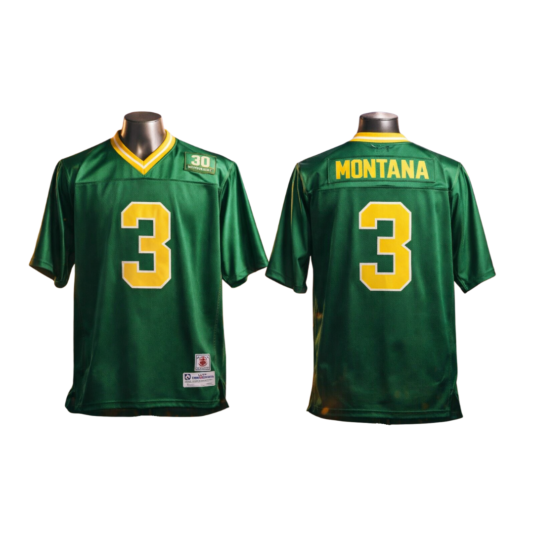 Notre Dame Fighting Irish Jersey Green And Gold - #3 Notre Dame Fighting Irish Jersey Green And Gold - #3