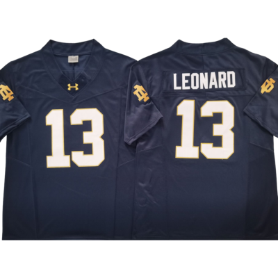 Notre Dame Fighting Irish Jersey Navy Blue - #13