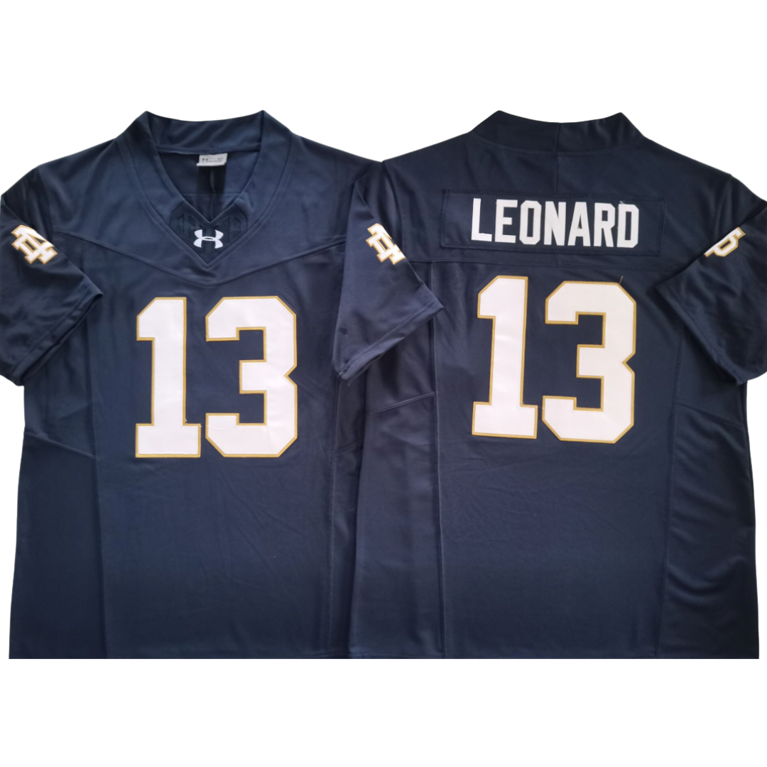 Notre Dame Fighting Irish Jersey Navy Blue And White - #13 Notre Dame Fighting Irish Jersey Navy Blue And White - #13