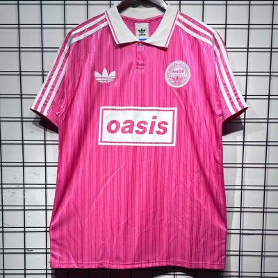 Irish Gifts - GAA, Ireland Football Jerseys, Ireland Rugby Jerseys Alternative view of Oasis x Adidas Tour Jersey Pink
